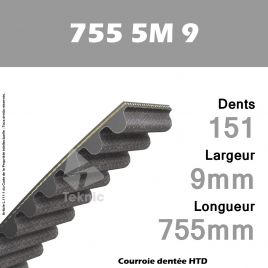 Courroie Dentée 755 5M 9
