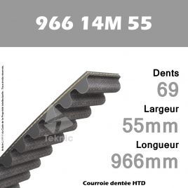 Courroie Dentée 966 14M 55