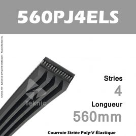 Courroie Élastique 560 PJ 4 ELS