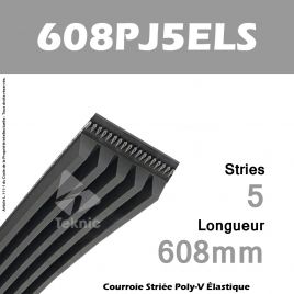 Courroie Élastique 608 PJ 5 ELS