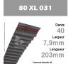 Courroie Dentée 80 XL 031