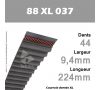 Courroie Dentée 88 XL 037