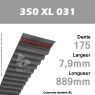 Courroie Dentée 350 XL 031
