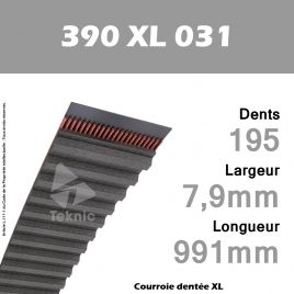 Courroie Dentée 390 XL 031