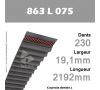 Courroie Dentée 863 L 075