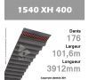 Courroie Dentée 1540 XH 400