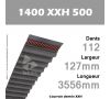 Courroie Dentée 1400 XXH 500