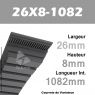 Courroie de Variateur 26X8-1082 Li