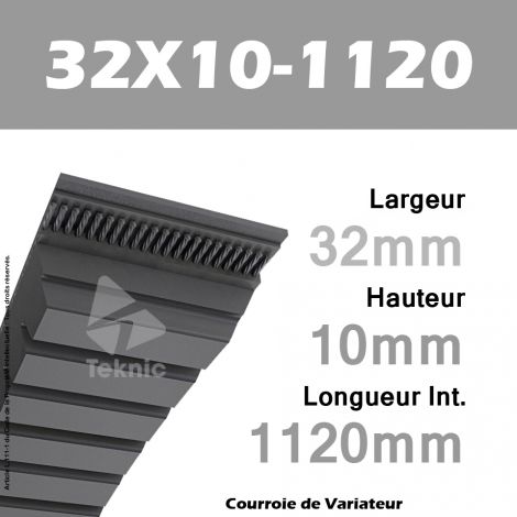 Courroie de Variateur 32X10-1120 Li