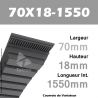Courroie de Variateur 70X18-1550 Li