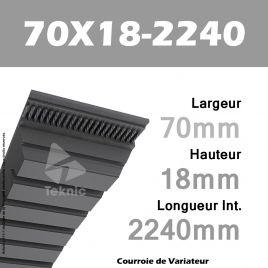 Courroie de Variateur 70X18-2240 Li