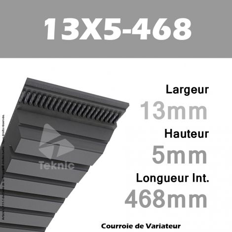 Courroie de Variateur 13X5-468 Li