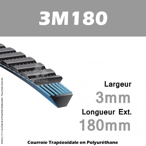 Courroie Polyflex 3M180