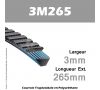 Courroie Polyflex 3M265