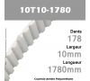 Courroie Dentée PU 10T10-1780