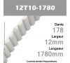 Courroie Dentée PU 12T10-1780