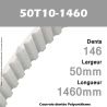 Courroie Dentée PU 50T10-1460