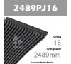 Courroie Poly-V 2489PJ126