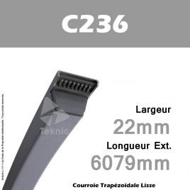 Courroie C236 - Roulunds