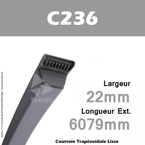 Courroie C236 - Roulunds