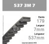 Courroie Dentée 537 3M 7
