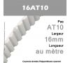 Courroie PU 16AT10 Ouverte