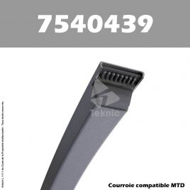 Courroie MTD 7540439