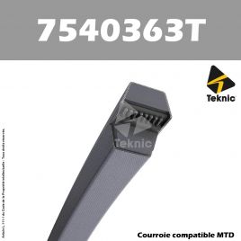 Courroie MTD 7540363 TEKNIC