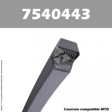 Courroie MTD 7540443