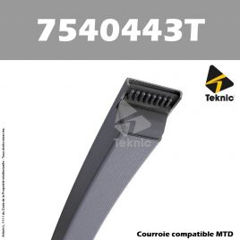 Courroie MTD 7540443 TEKNIC