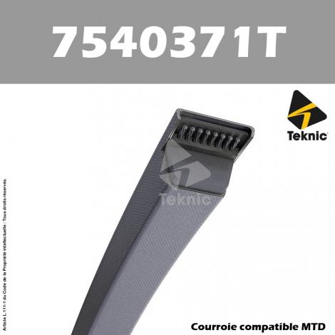 Courroie MTD 7540371 TEKNIC