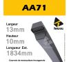 Courroie Hexagonale AA71 - Teknic