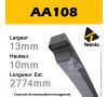 Courroie Hexagonale AA108 - Teknic