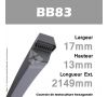 Courroie Hexagonale BB83 - Continental
