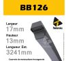 Courroie Hexagonale BB126 - Teknic