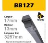 Courroie Hexagonale BB127 - Teknic