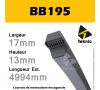 Courroie Hexagonale BB195 - Teknic