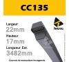 Courroie Hexagonale CC135 - Teknic