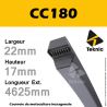 Courroie Hexagonale CC180 - Teknic