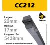 Courroie Hexagonale CC212 - Teknic