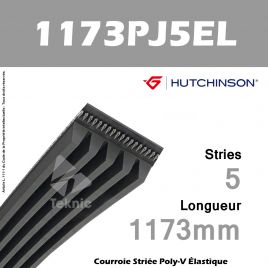 Courroie Flexonic 1173 PJ 5 EL - Hutchinson