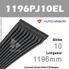 Courroie Flexonic 1196 PJ 10 EL - Hutchinson