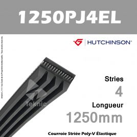 Courroie Flexonic 1250 PJ 4 EL - Hutchinson