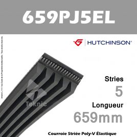 Courroie Flexonic 659 PJ 5 EL - Hutchinson