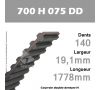 Courroie Double Denture 700 H 075 DD