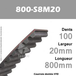 Courroie Dentée 800-S8M20