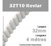 Courroie PU 32T10 Ouverte - Kevlar