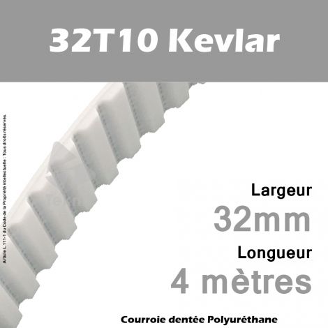 Courroie PU 32T10 K