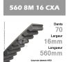 Courroie Dentée 560 8M 16 CXA