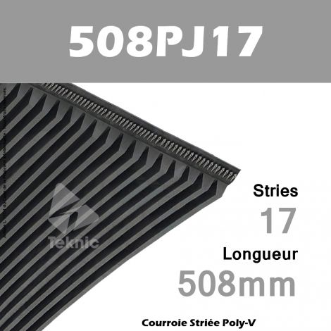 Courroie Poly-V 508PJ17 